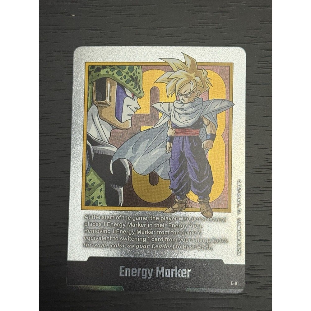 Energy Marker E-81 Silver Manga Booster 02 Dragon Ball Card English